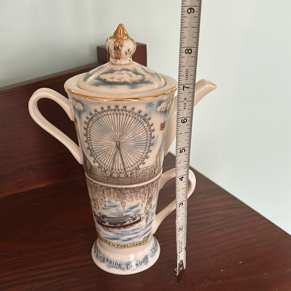 London Pottery Tea pot and cup David Birch
